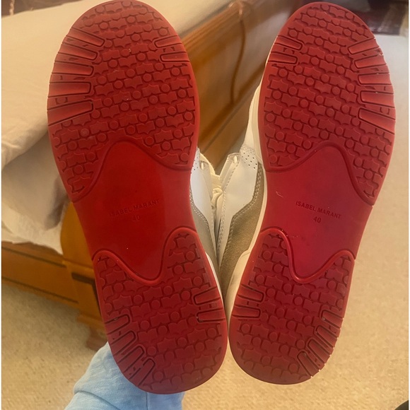 Isabel Marant alsee leather high-top sneakers - Picture 6 of 8